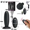 Dilatador anal liso con control remoto y carga USB